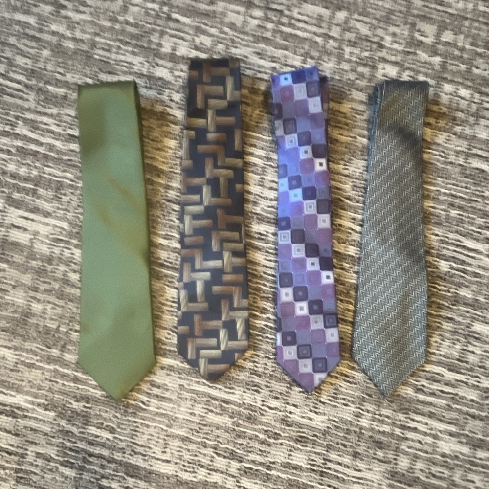 Calvin Klein Men's Neck Ties Lot of 4
